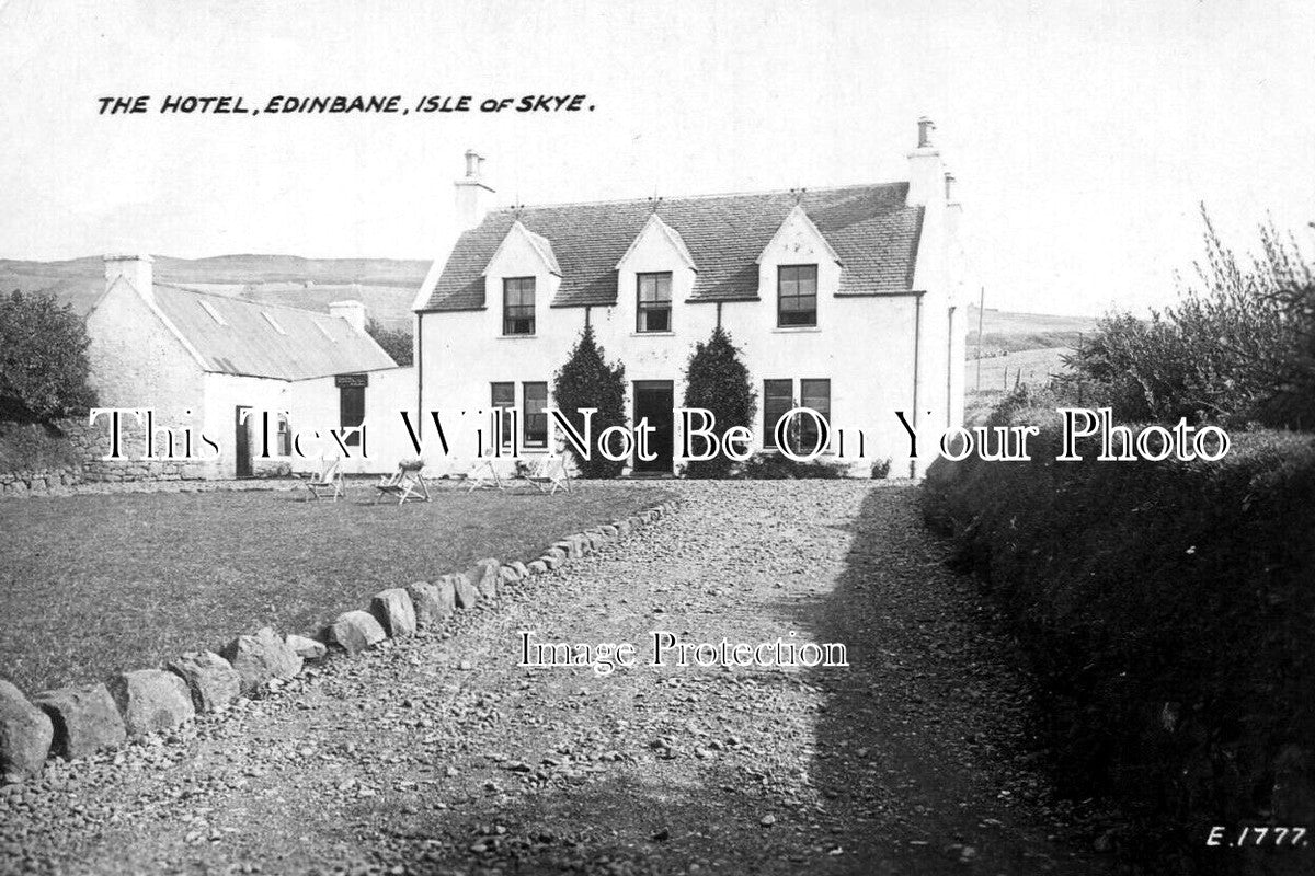 SC 2512 - The Hotel, Edinbane, Isle Of Skye, Scotland c1950