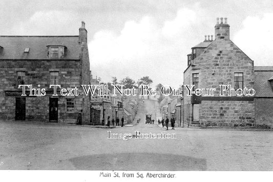 SC 2516 - Main Street From Square, Aberchirder, Scotland
