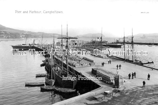 SC 2536 - Pier & Harbour, Campbeltown, Scotland