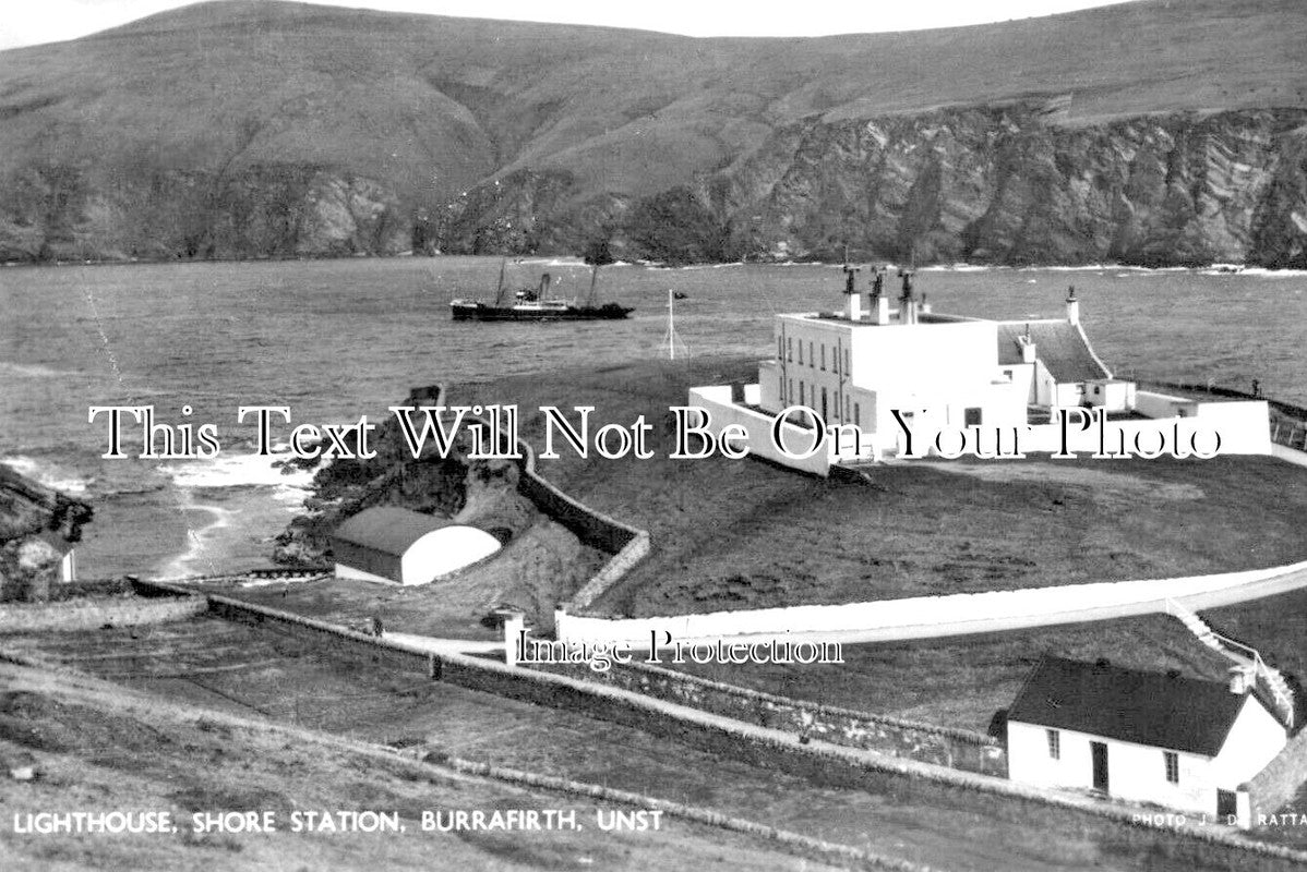 SC 2542 - Lighthouse, Shore Station, Burrafirth, Unst, Scotland