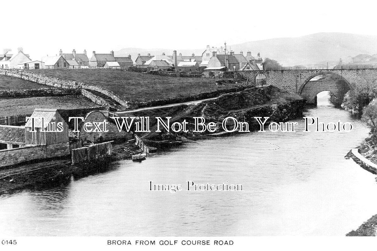 SC 2560 - Brora From Golf Course Road, Scotland