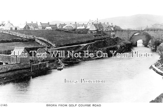 SC 2560 - Brora From Golf Course Road, Scotland