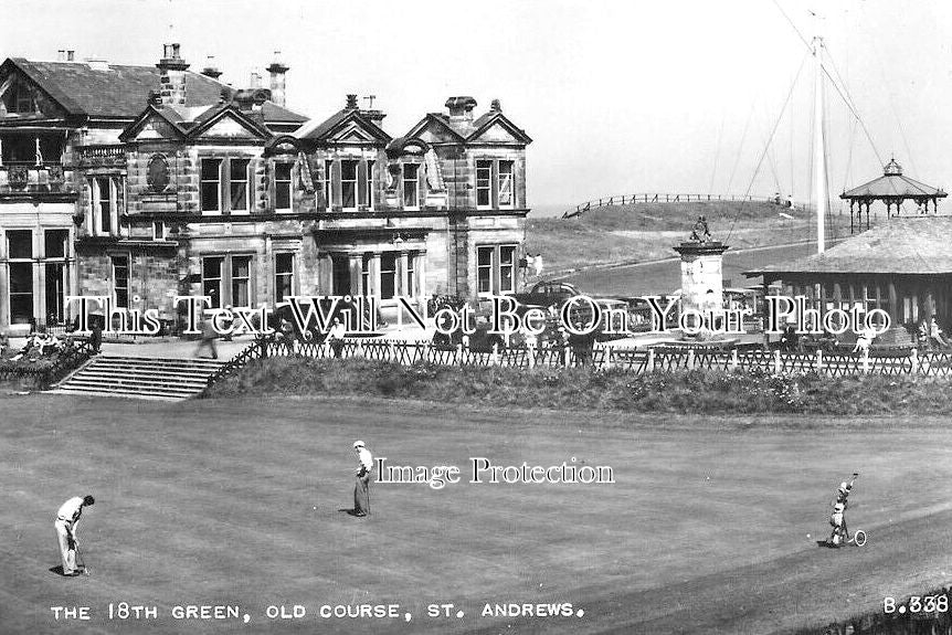 SC 2579 - The 18th Green, Old Course, St Andrews, Scotland