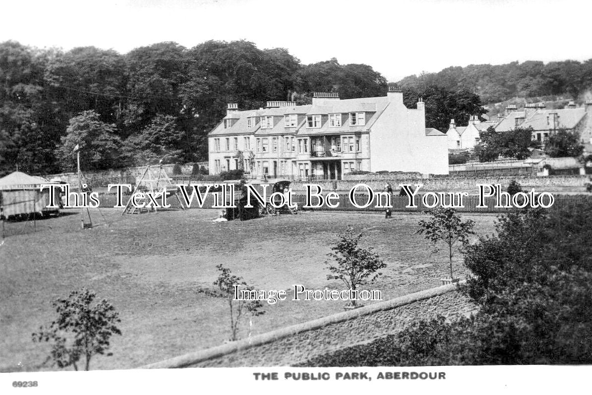 SC 2582 - The Public Park, Aberdour, Scotland c1912
