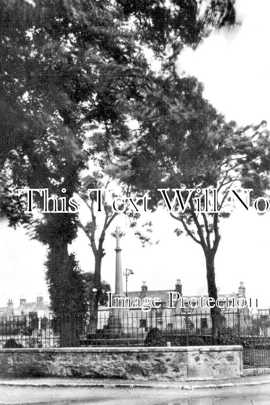 SC 2589 - The War Memorial, Mintlaw, Aberdeenshire, Scotland c1930