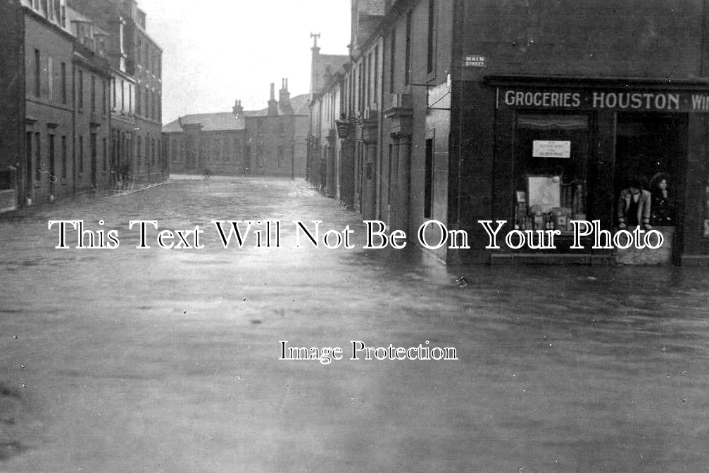 SC 2603 - Bath Street, Largs In Flood, Ayrshire, Scotland