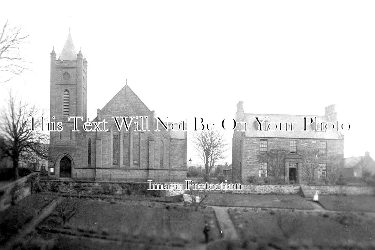 SC 2608 - United Free Church & Manse, Turriff, Scotland