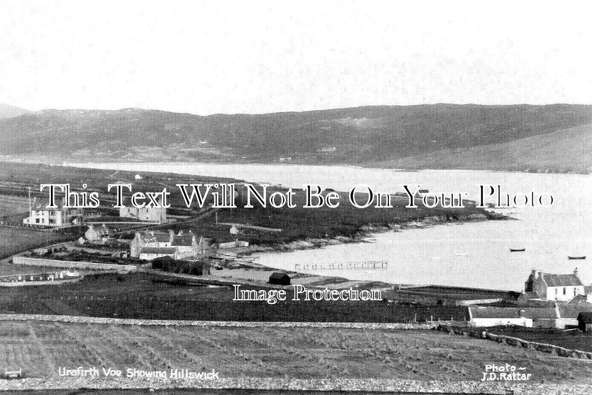 SC 2707 - Urafirth Voe Showing Hillswick, Shetland, Scotland