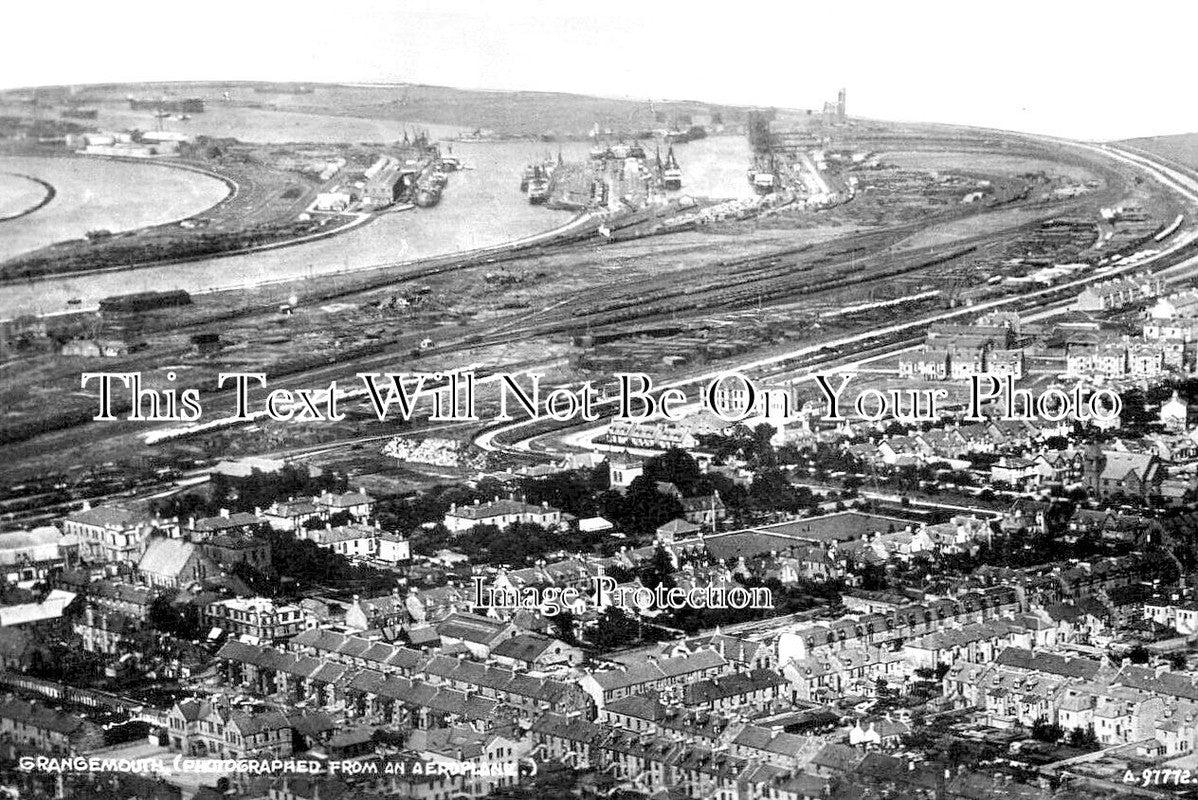 SC 2729 - Grangemouth From The Air, Scotland c1920