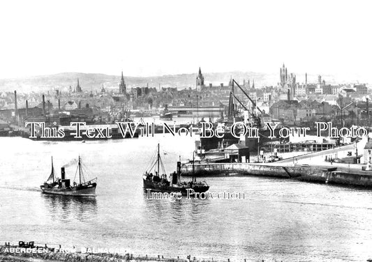 SC 274 - Aberdeen Harbour From Balnagask, Scotland