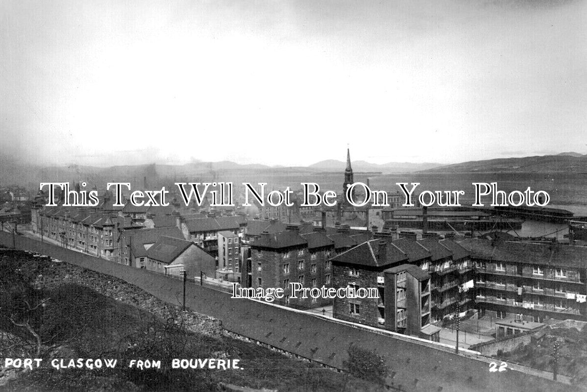 SC 2752 - Port Glasgow From Bouverie, Scotland