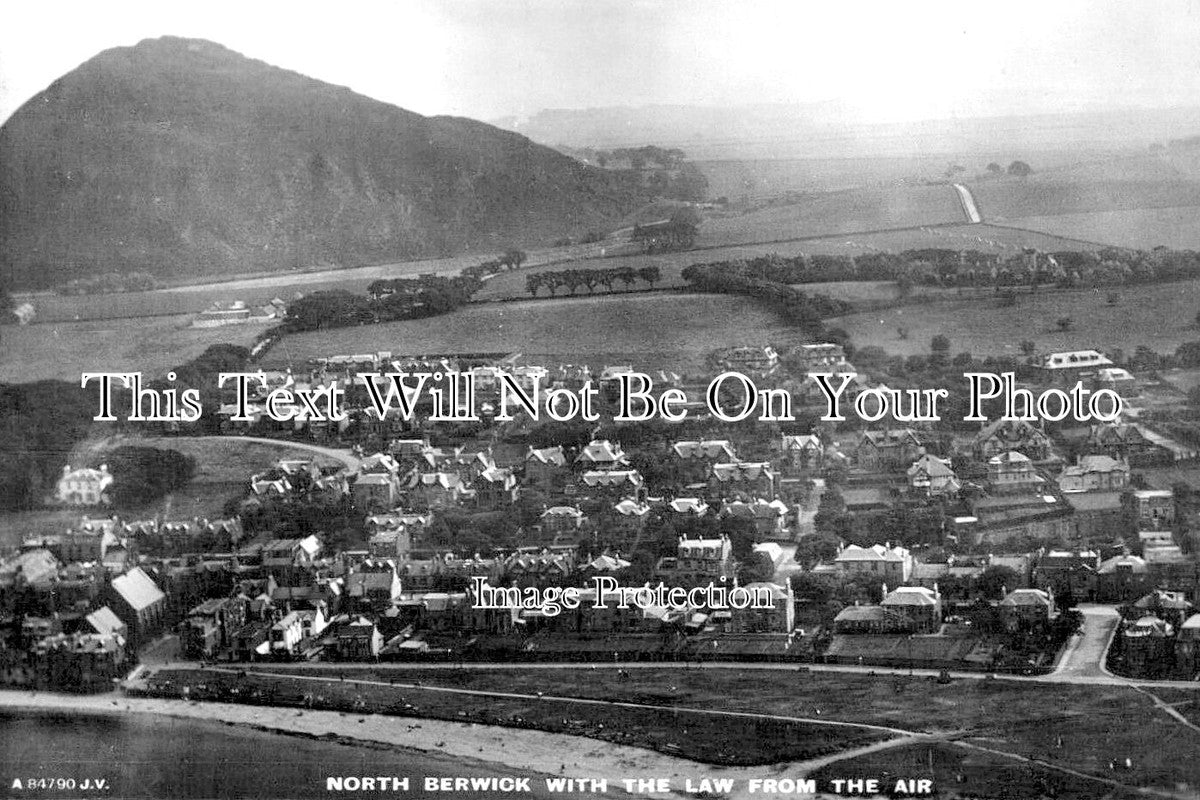 SC 2771 - North Berwick With The Law From The Air, Scotland