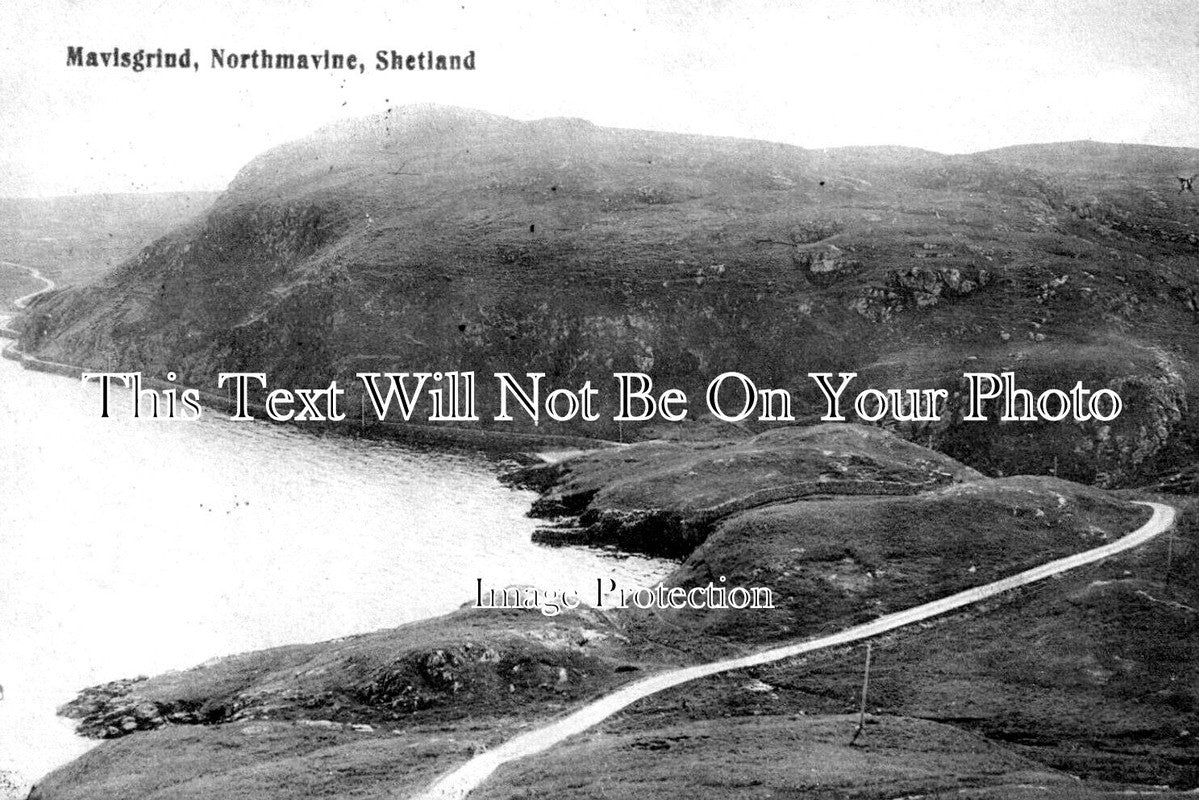 SC 2815 - Mavisgrind, Northmavine, Shetland, Scotland