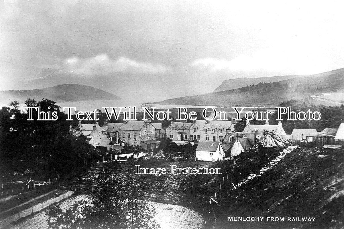 SC 2829 - Munlochy From Railway, Scotland