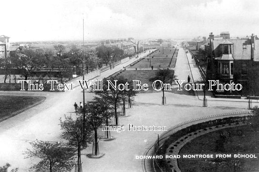 SC 2845 - Dorward Road, Montrose From School, Scotland c1938