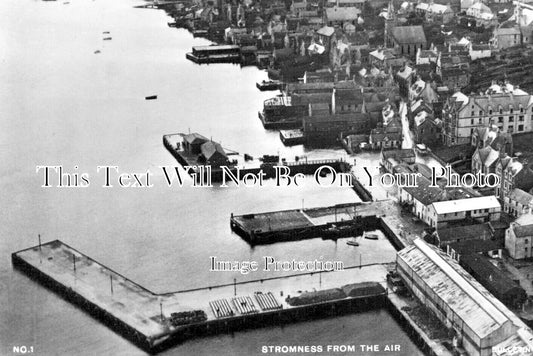 SC 2848 - Stromness From The Air, Scotland