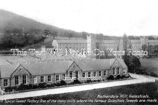 SC 2854 - Netherdale Mill, Galashiels, Selkirkshire, Scotland