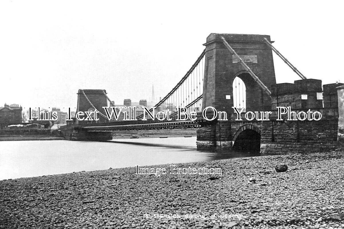 SC 2891 - Suspension Bridge, Montrose, Scotland