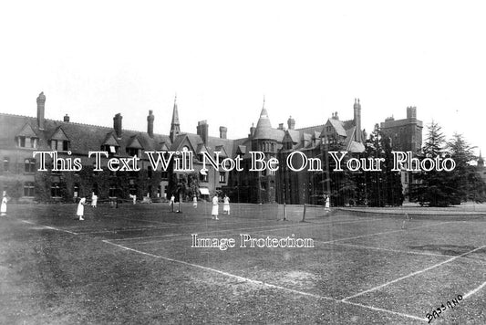 SC 291 - Tennis Courts, Girton College, Cambridge, Cambridgeshire c1920
