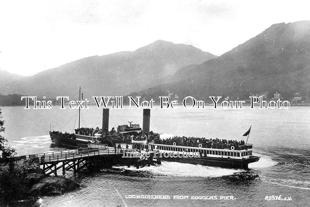 SC 2923 - Lochgoilhead From Douglas Pier, Argyllshire, Scotland c1923