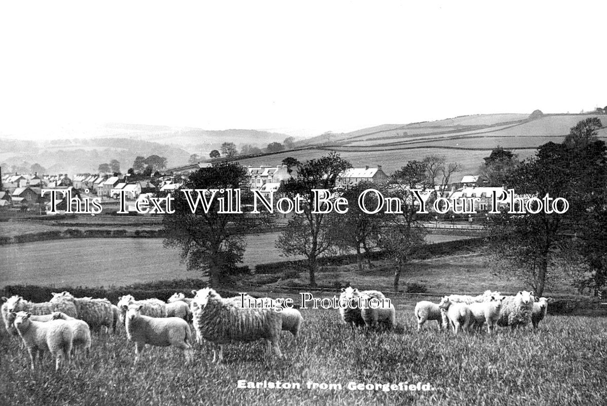 SC 2933 - Earlston From Georgefield, Scotland