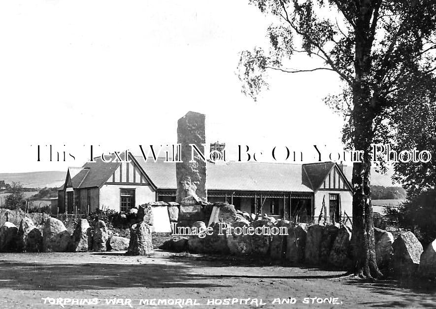 SC 294 - Torphins War Memorial Hospital & Stone, Aberdeenshire, Scotland
