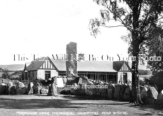 SC 294 - Torphins War Memorial Hospital & Stone, Aberdeenshire, Scotland