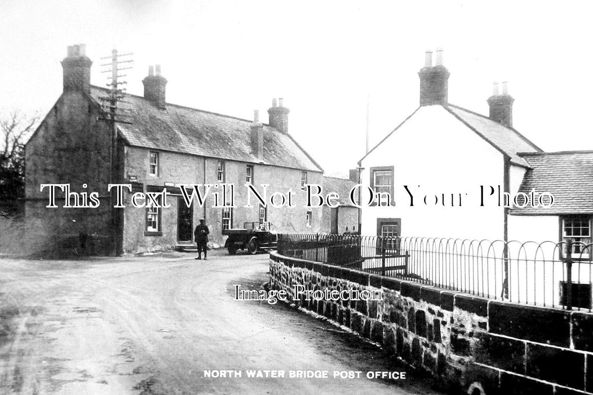 SC 2967 - North Water Bridge Post Office, Scotland c1938