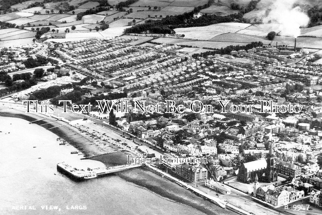 SC 3039 - Aerial View Of Largs, Scotland – JB Archive
