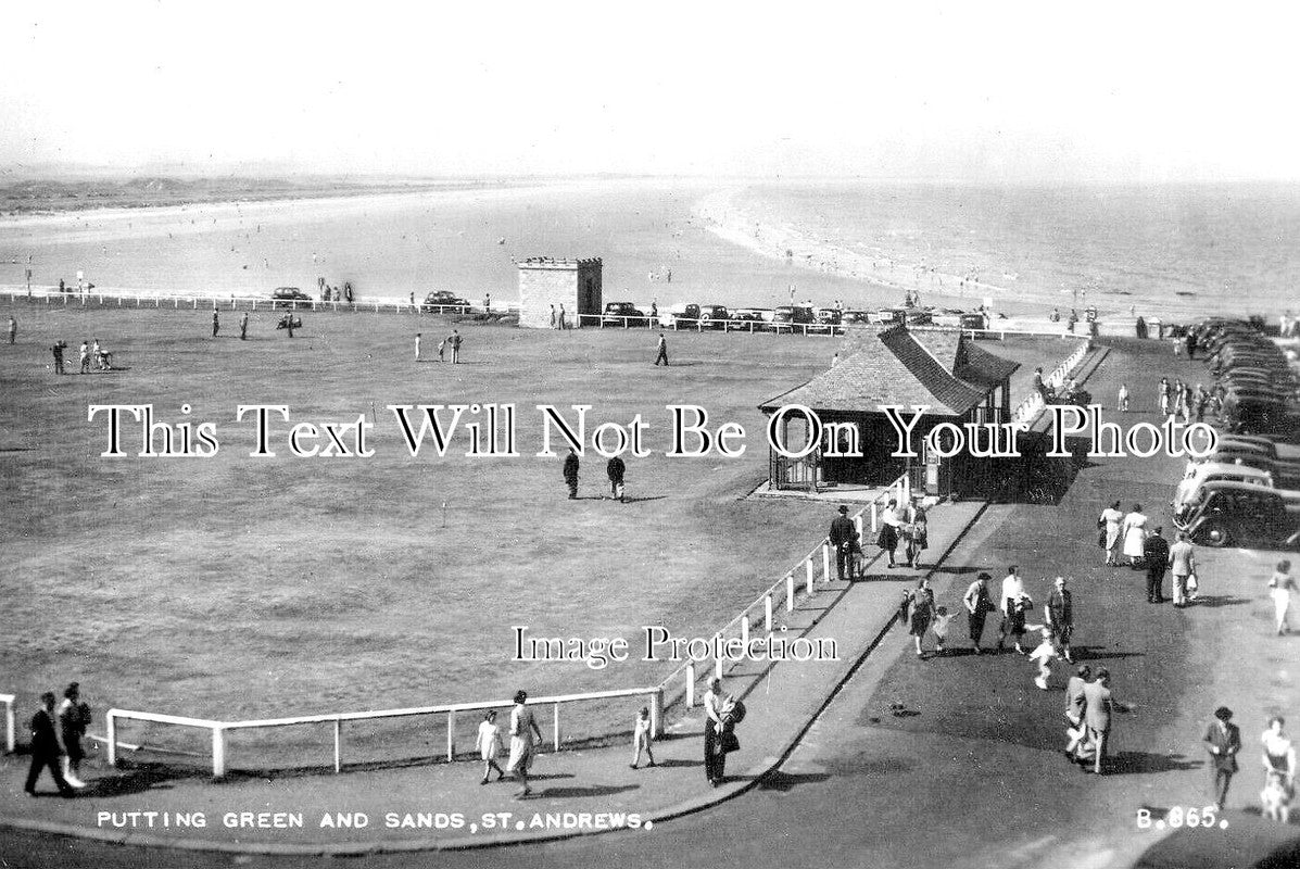 SC 3043 - Putting Green & Sands, St Andrews, Scotland