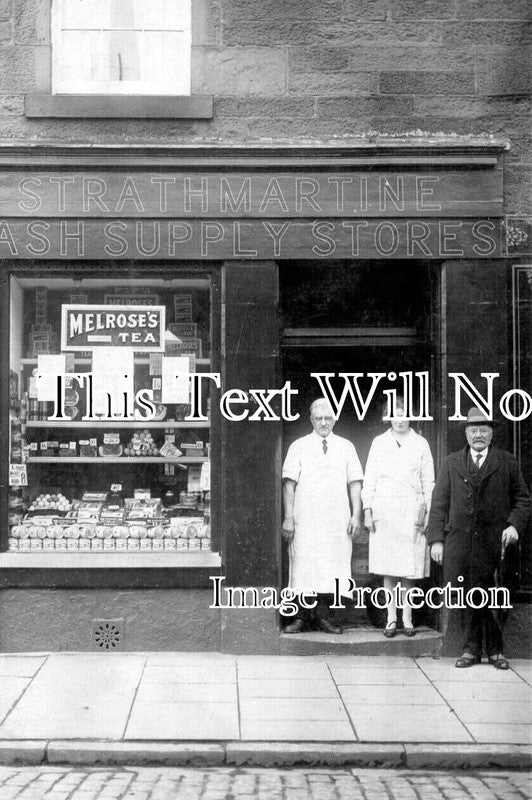 SC 3109 - Strathmartine Ash Supply Store, Dundee, Scotland c1920