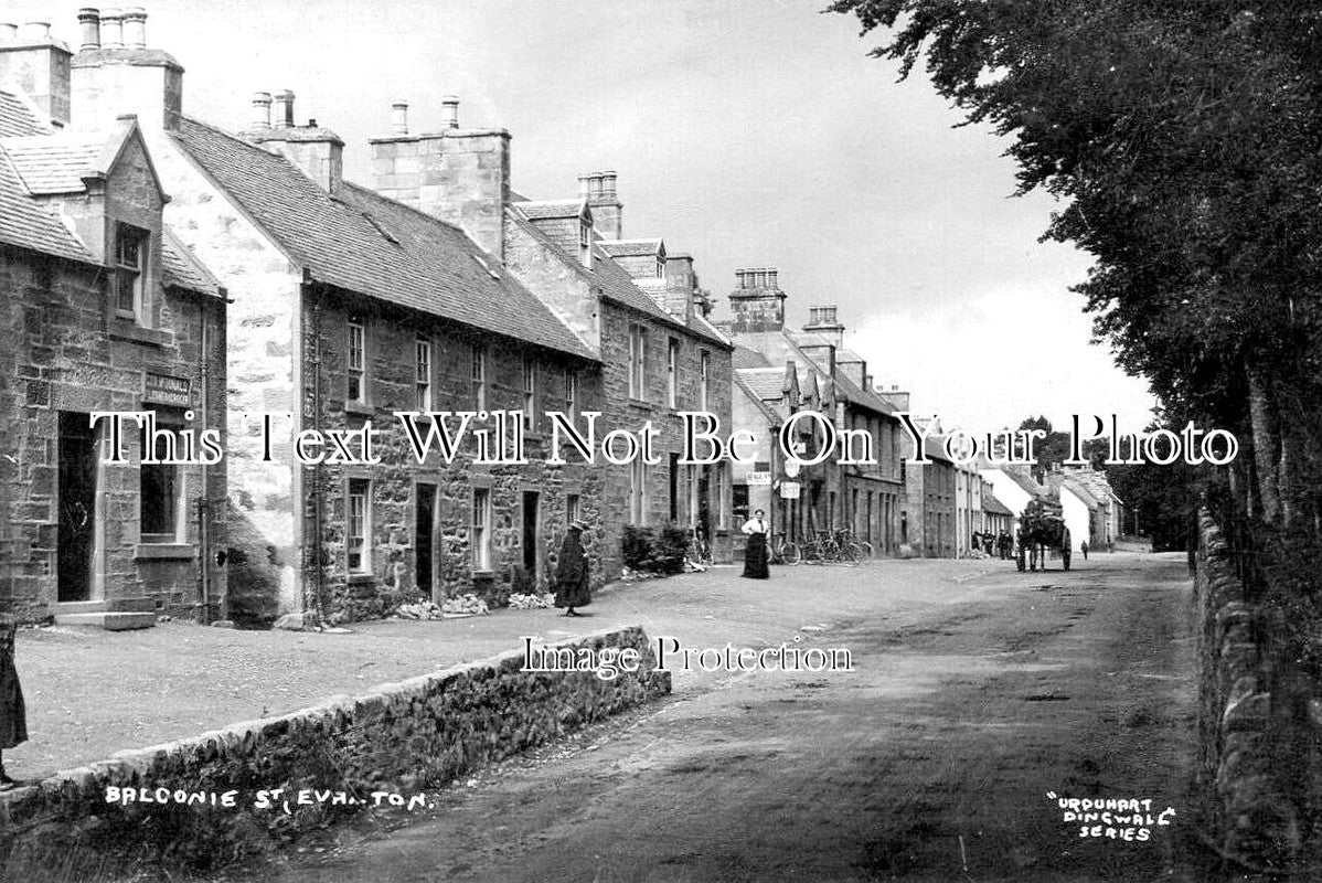 SC 3111 - Balconie Street, Evanton, Easter Ross, Scotland c1913