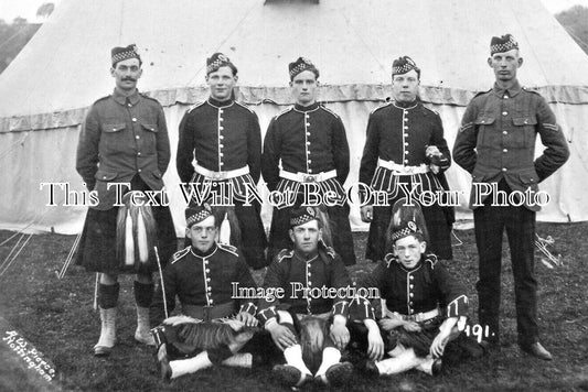 SC 313 - 5th Seaforth Highlanders Camp Parade, Bedford, Bedfordshire