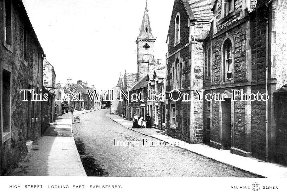 SC 3133 - High Street, Earlsferry, Scotland c1910