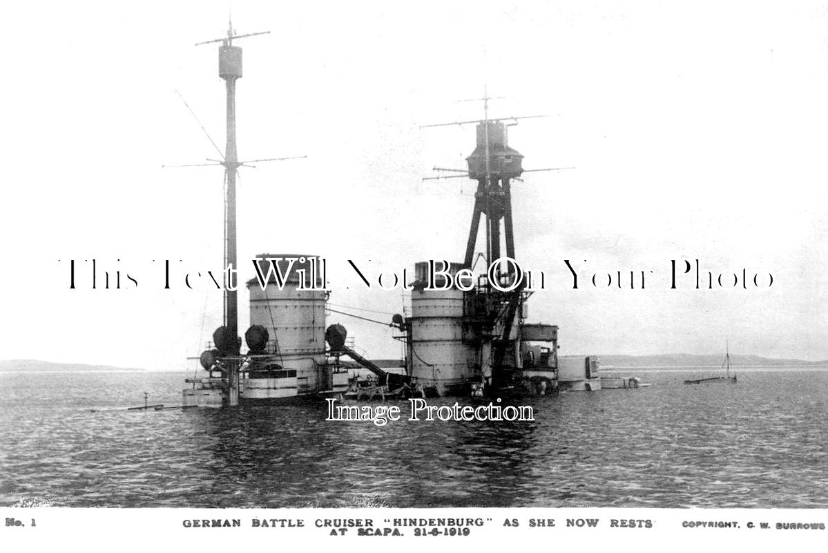 SC 3140 - German Battle Cruiser Hindenburg, Scapa Flow, Orkney, Scotland