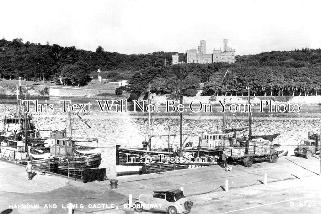 SC 3164 - Stornoway Harbour & Lewis Castle, Isle Of Lewis, Scotland