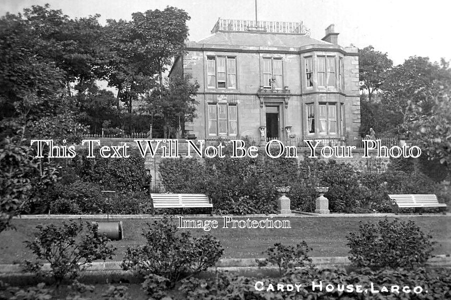 SC 3168 - Cardy House, Largo, Fife, Scotland c1910