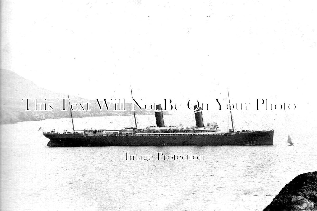 SC 317 - RMS Oceanic In Bressay Sound, Shetland, Scotland 1914