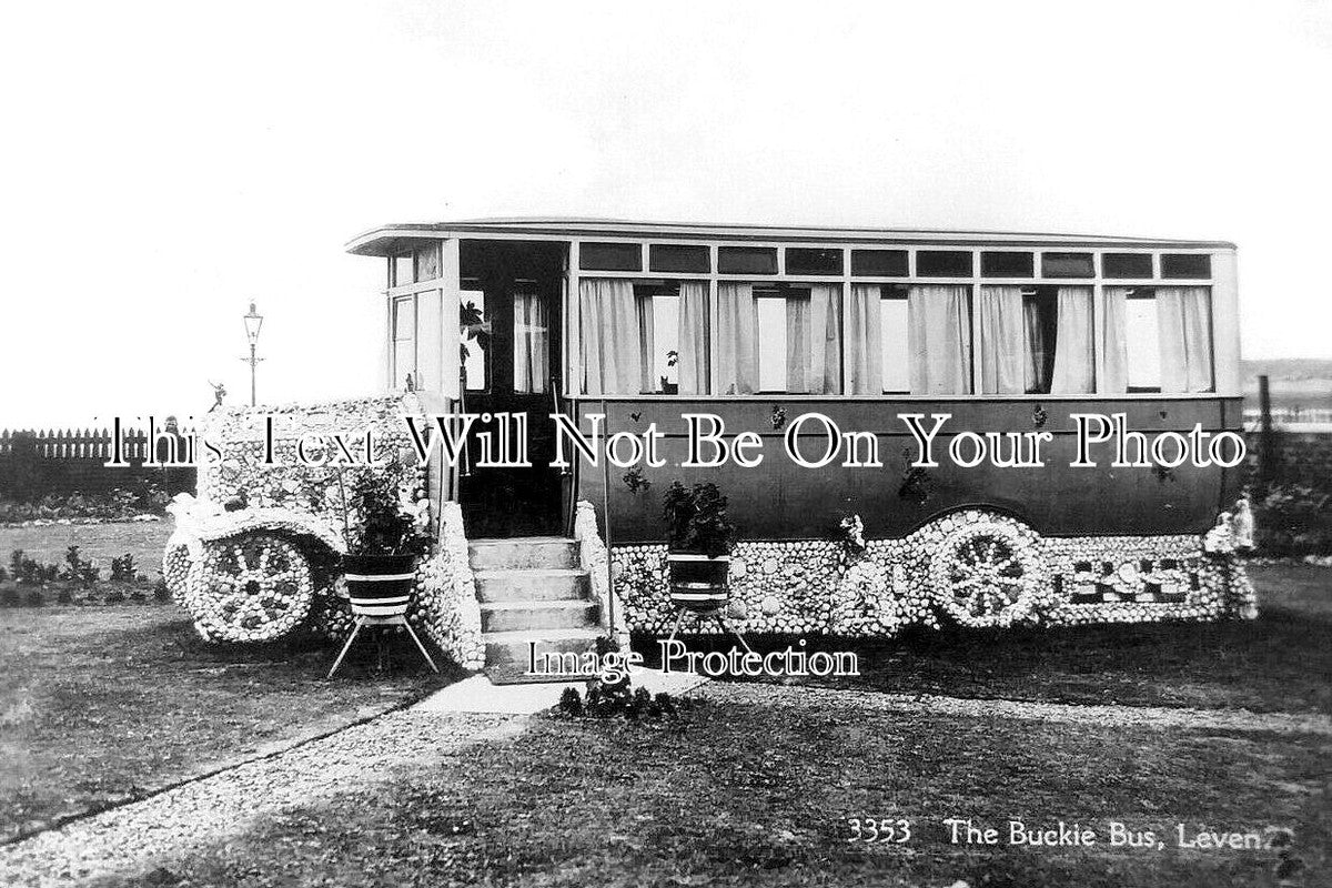 SC 3170 - The Buckie Bus, Leven, Fife, Scotland c1938