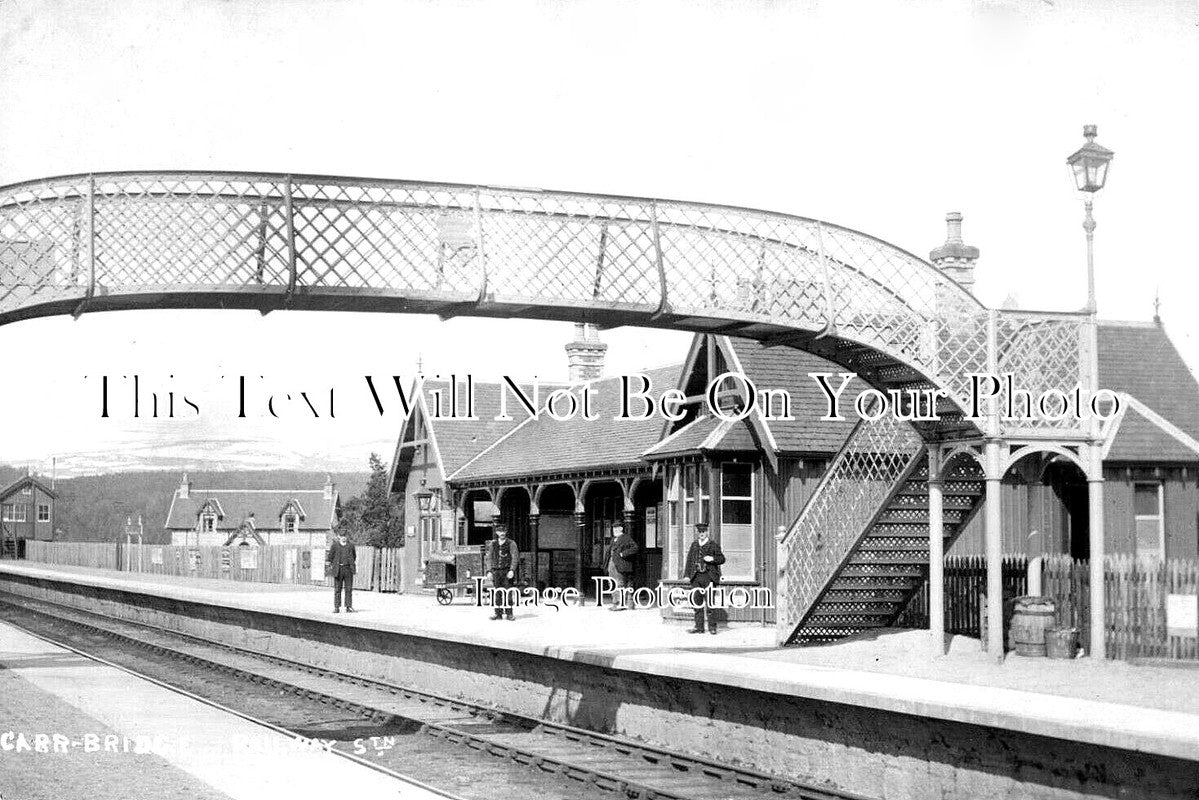 SC 3176 - Carrbridge Railway Station, Scotland – JB Archive