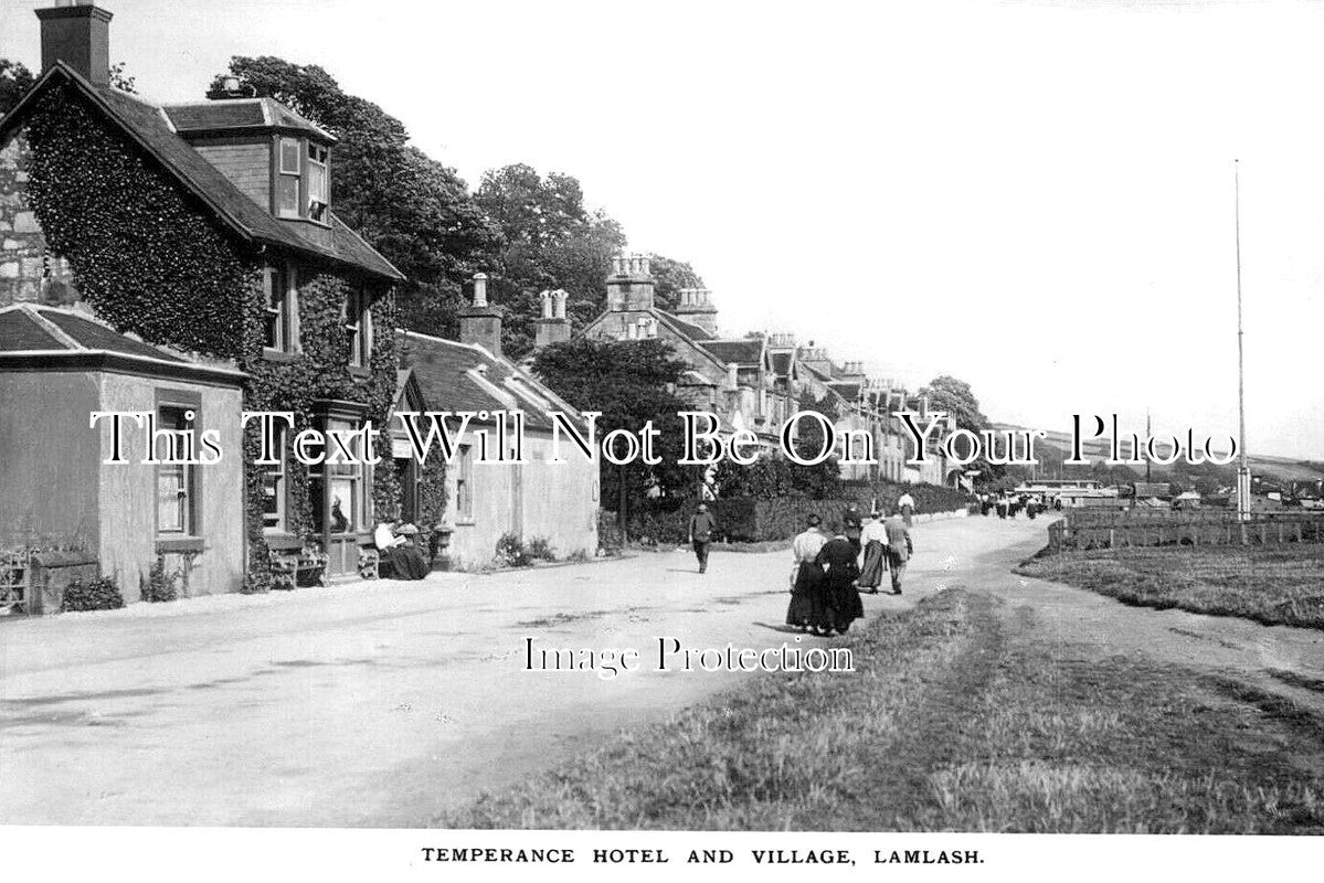 SC 3184 - Temperance Hotel & Village, Lamlash, Scotland