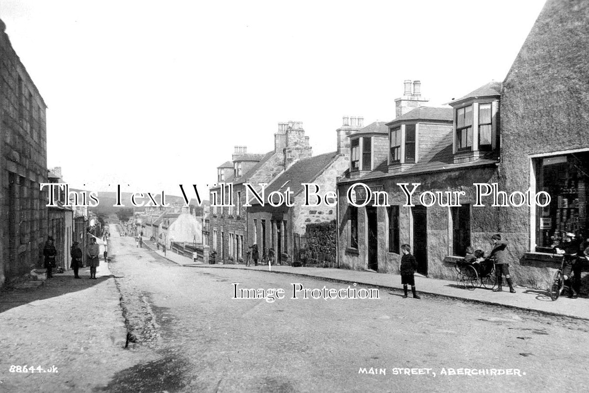 SC 3186 - Main Street, Aberchirder, Banffshire, Scotland