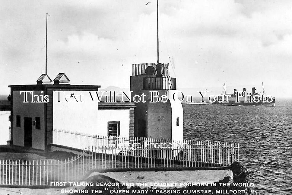 SC 3197 - Beacon & Foghorn, Queen Mary Ship, Cumbrae, Millport, Scotland