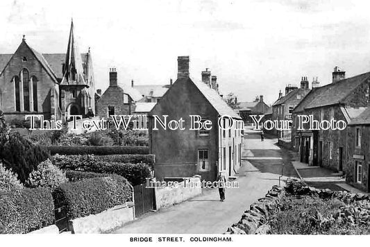 SC 3228 - Bridge Street, Coldingham, Scotland c1948
