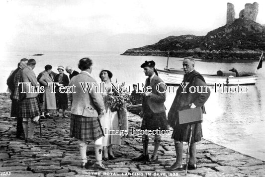 SC 3235 - The Royal Landing At Skye, Scotland 1933