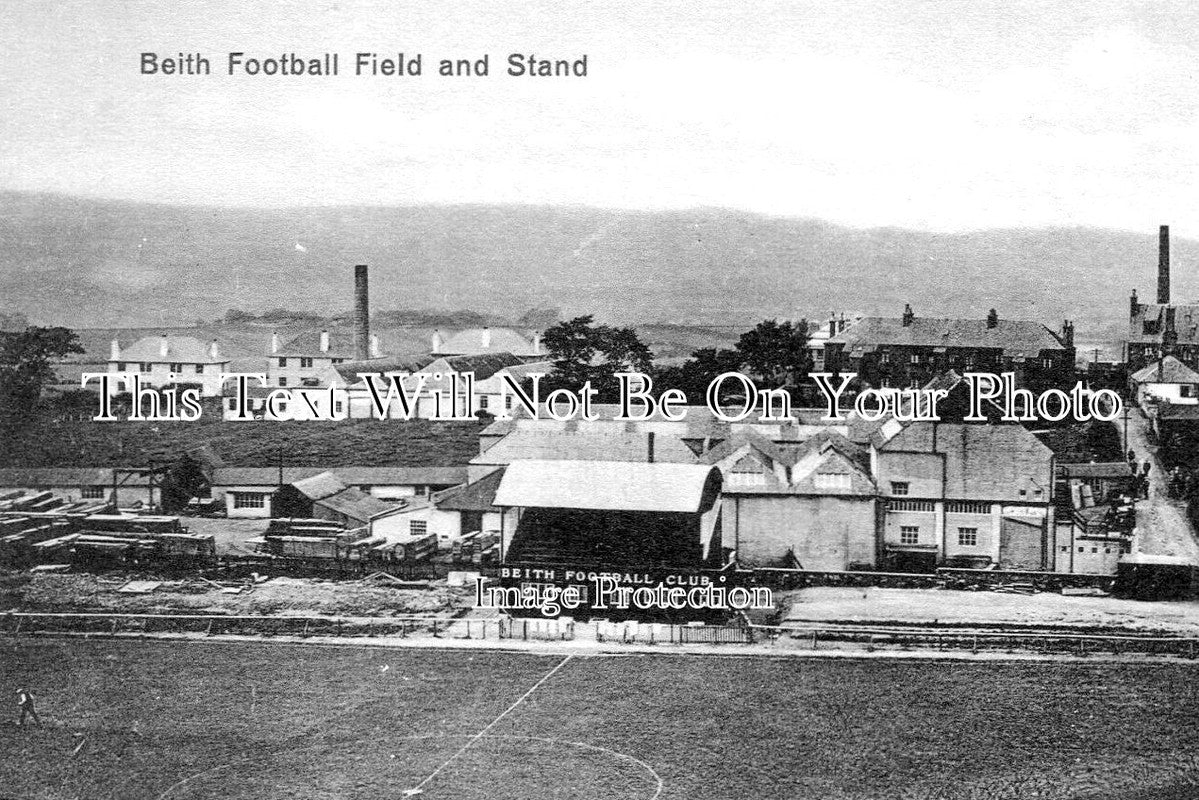 SC 329 - Football Ground & Stand Of Beith FC, Scotland c1920