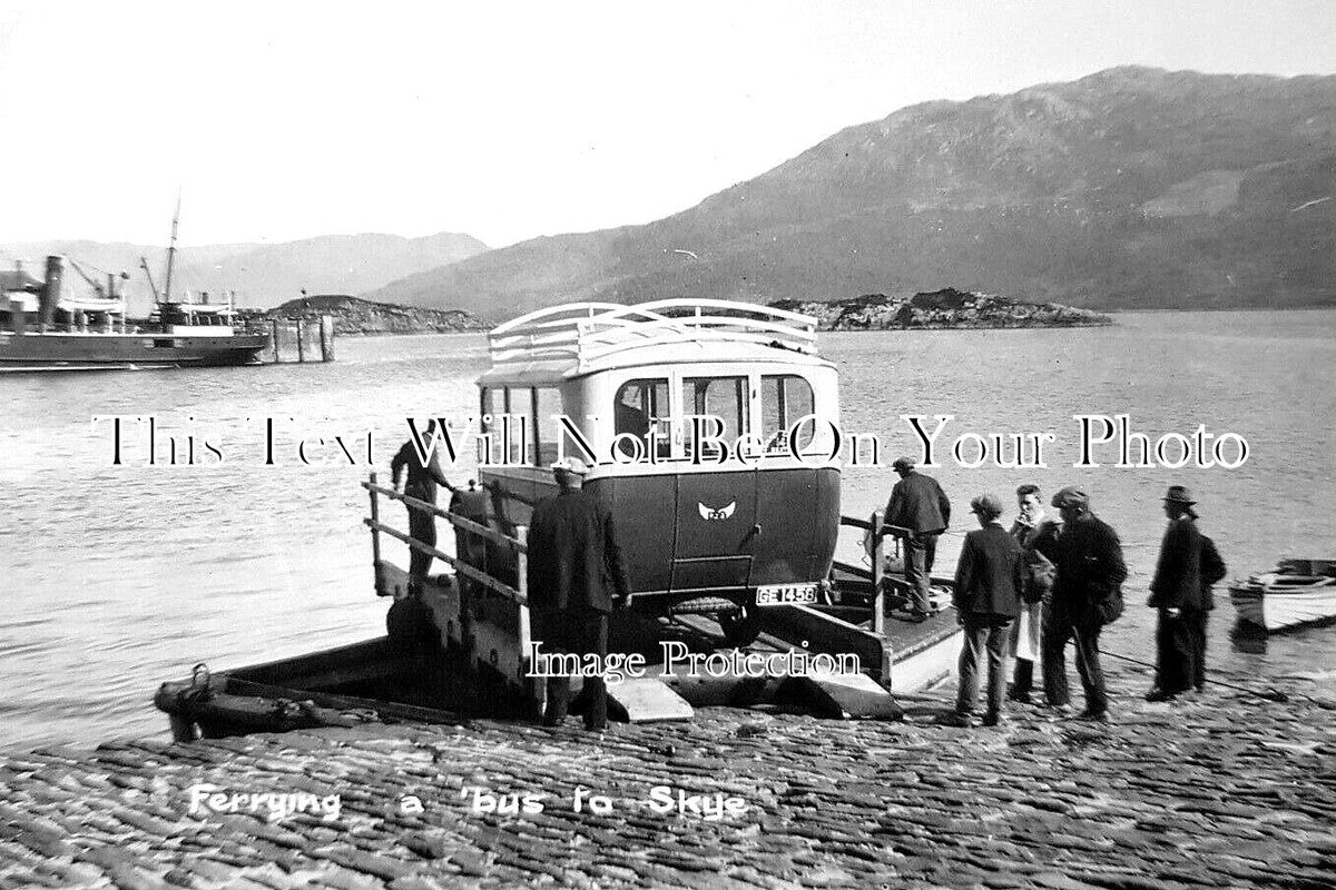 SC 3299 - Ferrying A Bus To Skye, Scotland
