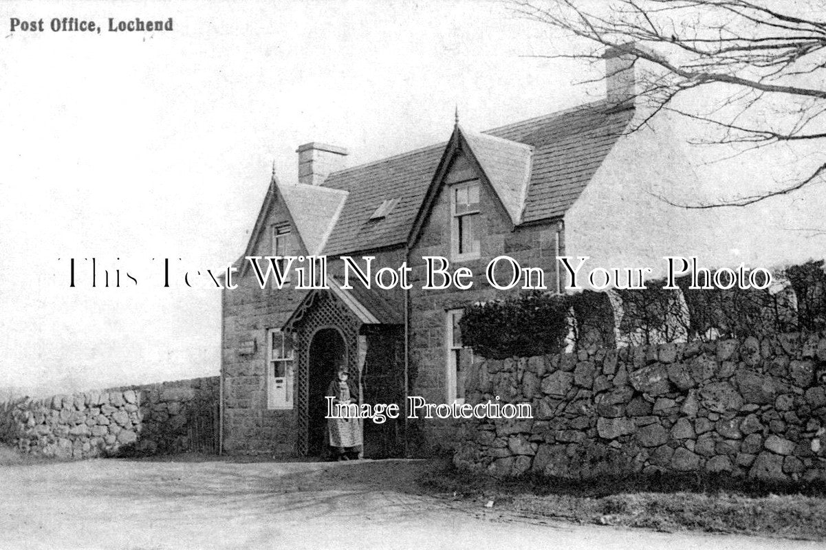 SC 3312 - Lochend Post Office, Colvend, Scotland c1912