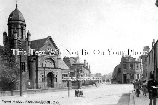 SC 3317 - Town Hall, Bannockburn, Stirlingshire, Scotland