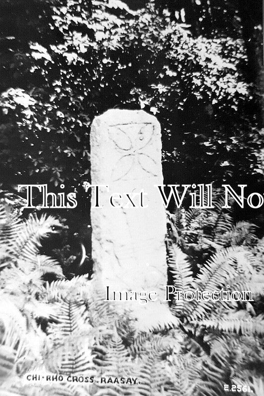 SC 3322 - Pictish Chi Rho Cross, Raasay, Inner Hebrides, Scotland